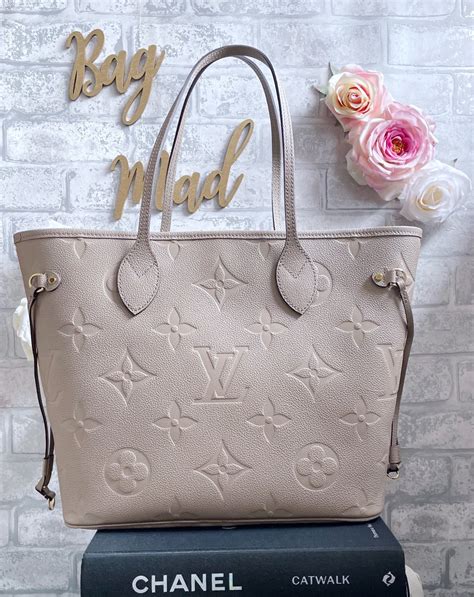 louis vuitton neverfull empreinte black|louis vuitton neverfull turtledove.